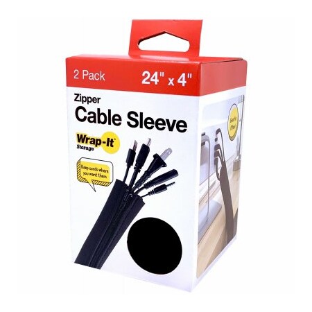 Jjaamm 2PK 24 Cabl Sleeve Zip 402-SZ-24BL